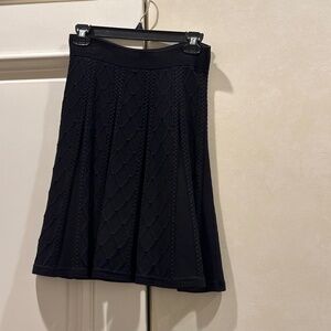 Maje Knit skirt, short, black, size Small.  stretch waistband